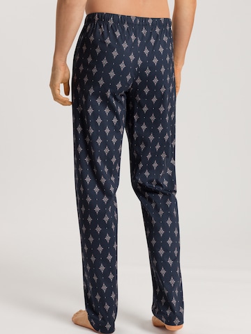 Hanro Pajama pants ' Night & Day ' in Blue