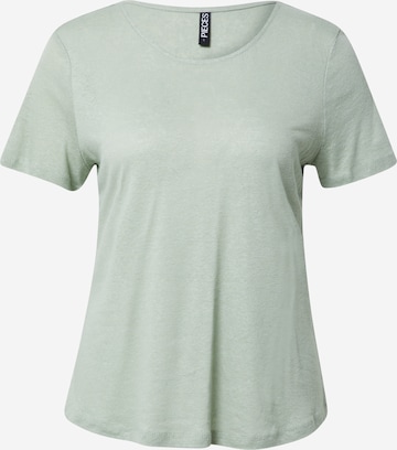 PIECES T-Shirt 'PHOEBE' in Grün: front