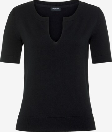 HECHTER PARIS Sweater in Black: front