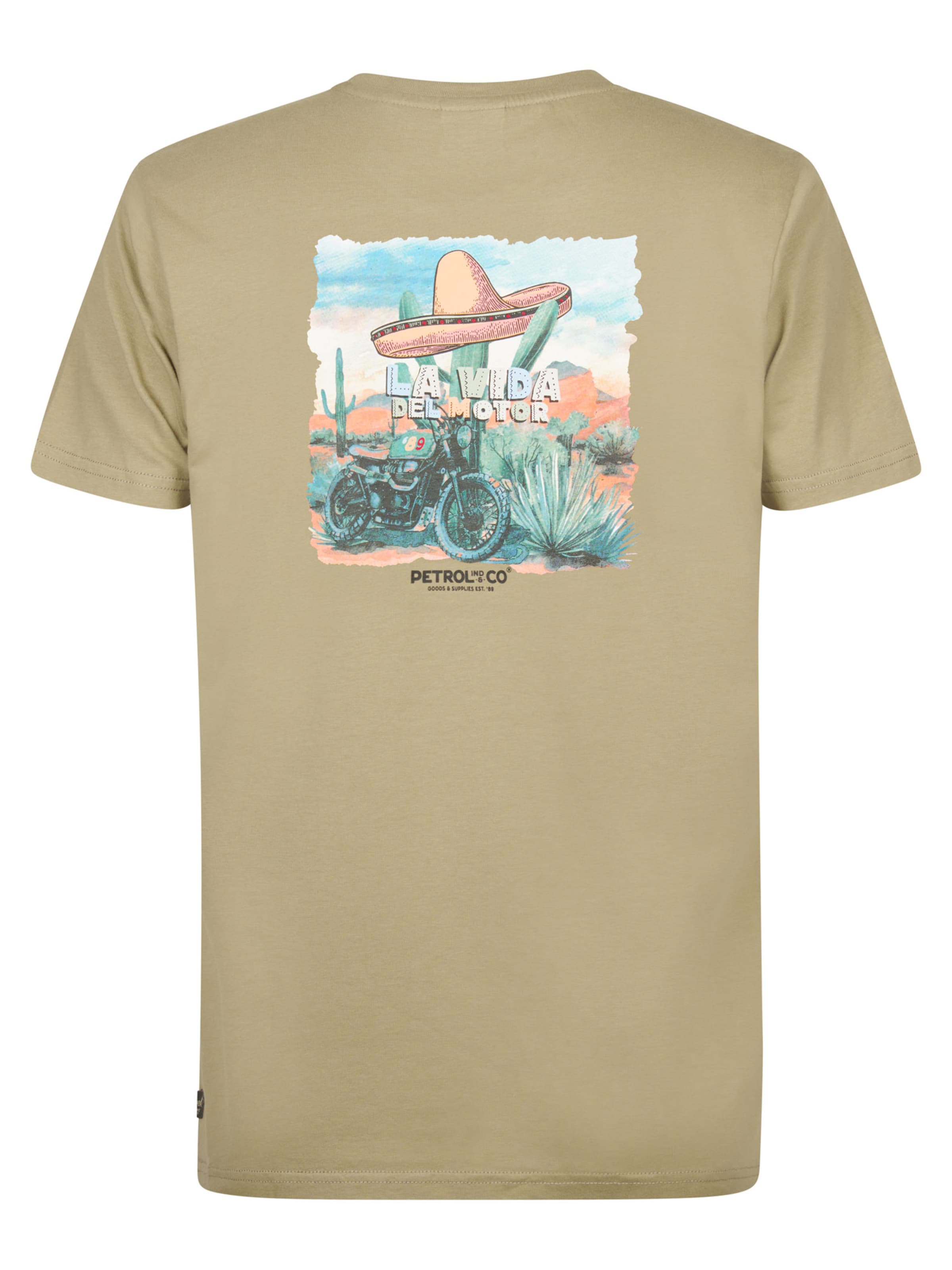 T-Shirt Petrol Industries en marron