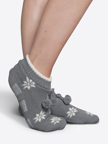 celodoro Socks 'Haussocken' in Grey