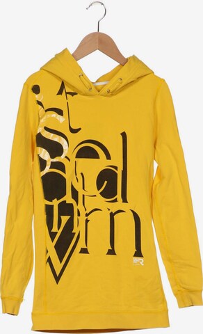 G-Star RAW Sweatshirt & Zip-Up Hoodie in XS in Yellow: front