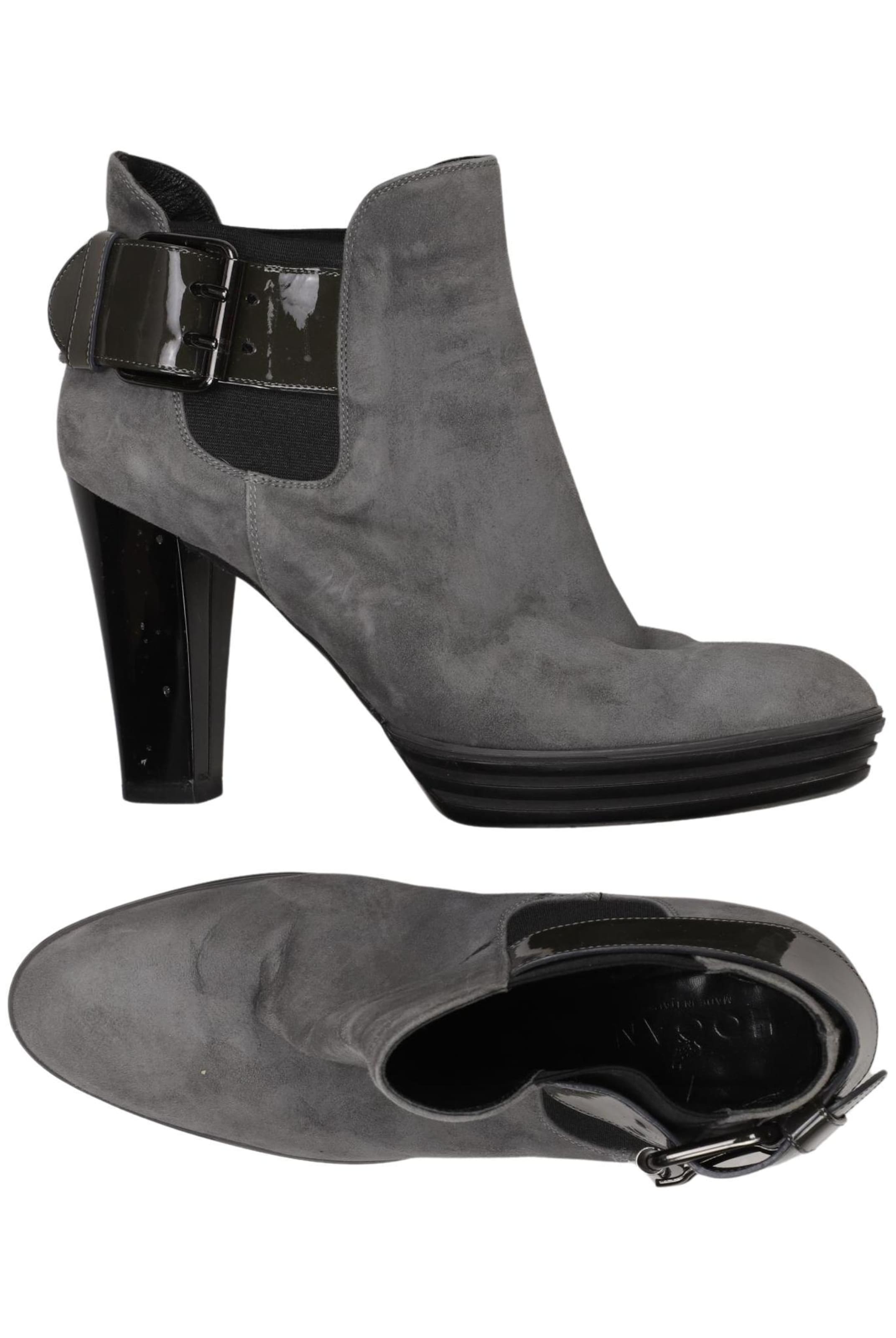 HOGAN Dress Boots in 40 in Grey: front