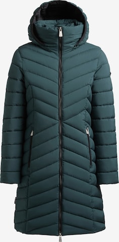 khujo Winter Coat 'Darcie' in Green: front