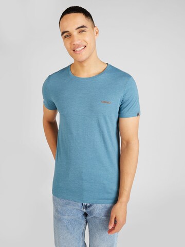 Ragwear T-Shirt 'NEDIE' in Blau: Vorderseite