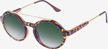 MSTRDS Sunglasses 'Retro Space' in Brown: front