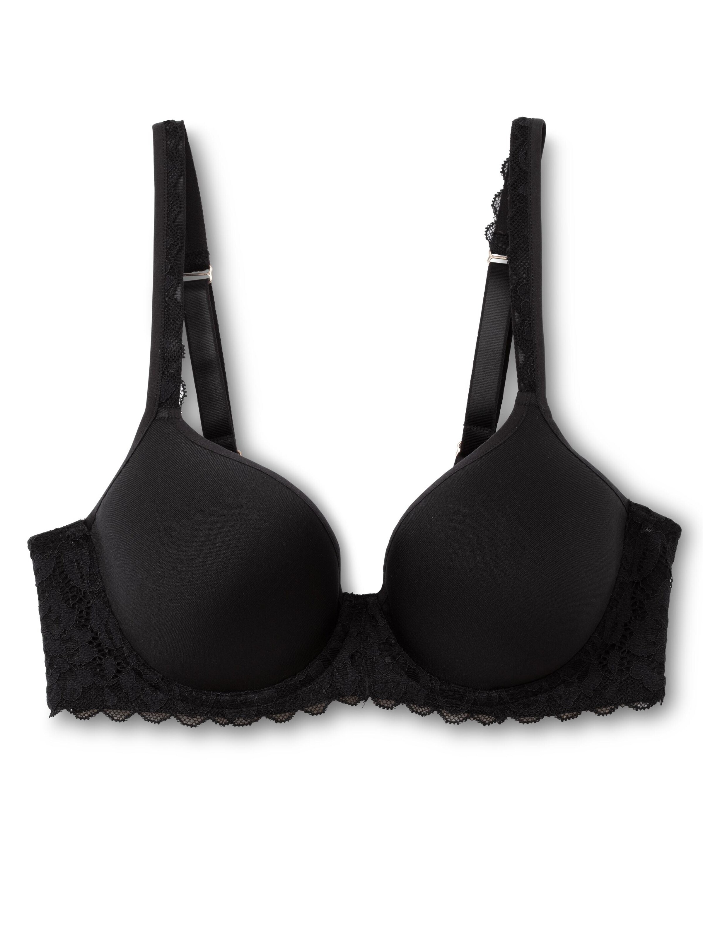 Reggiseno 'Natural Comfort Lace' di CALIDA in nero: frontale