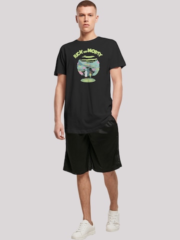 T-Shirt 'Rick and Morty Portal' F4NT4STIC en noir