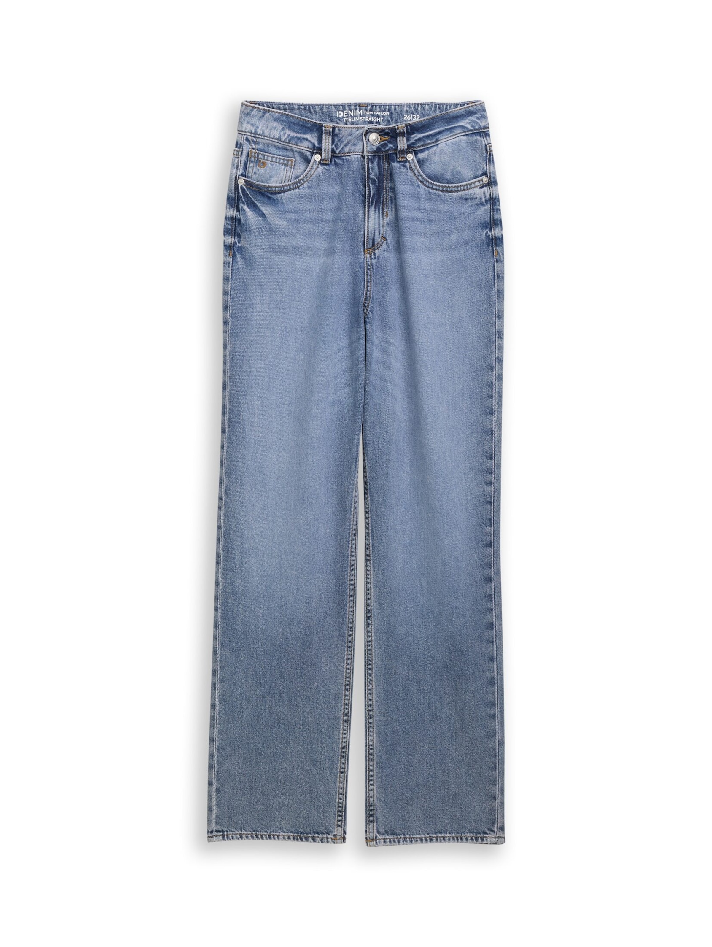 TOM TAILOR DENIM Regular Jeans 'Elin' in Blue: front