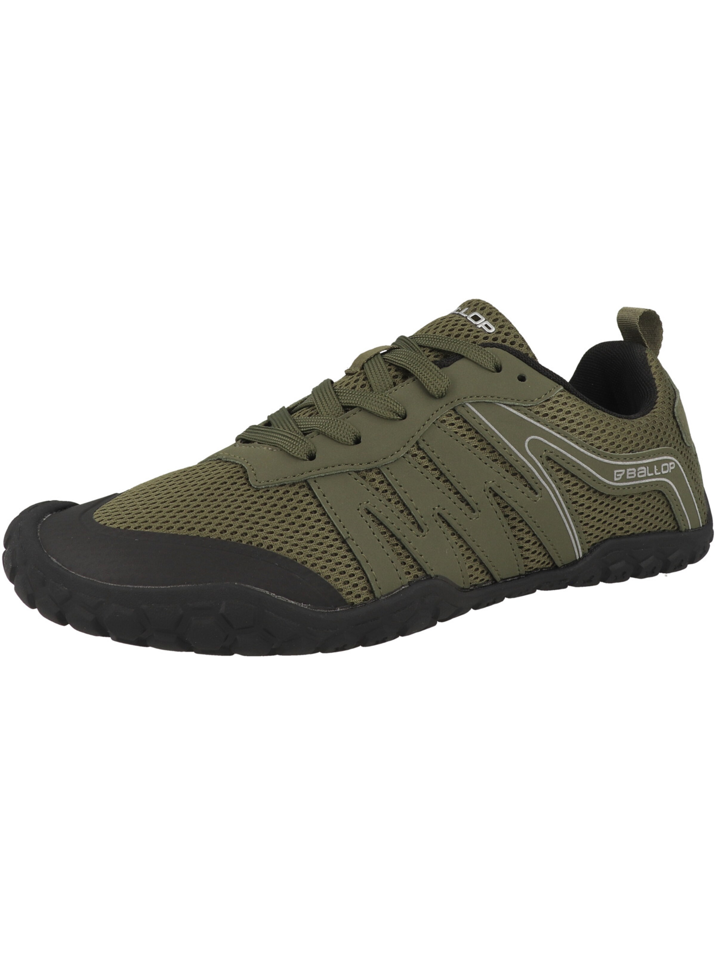 Chaussure de sport à lacets 'Pellet' Ballop en vert : devant