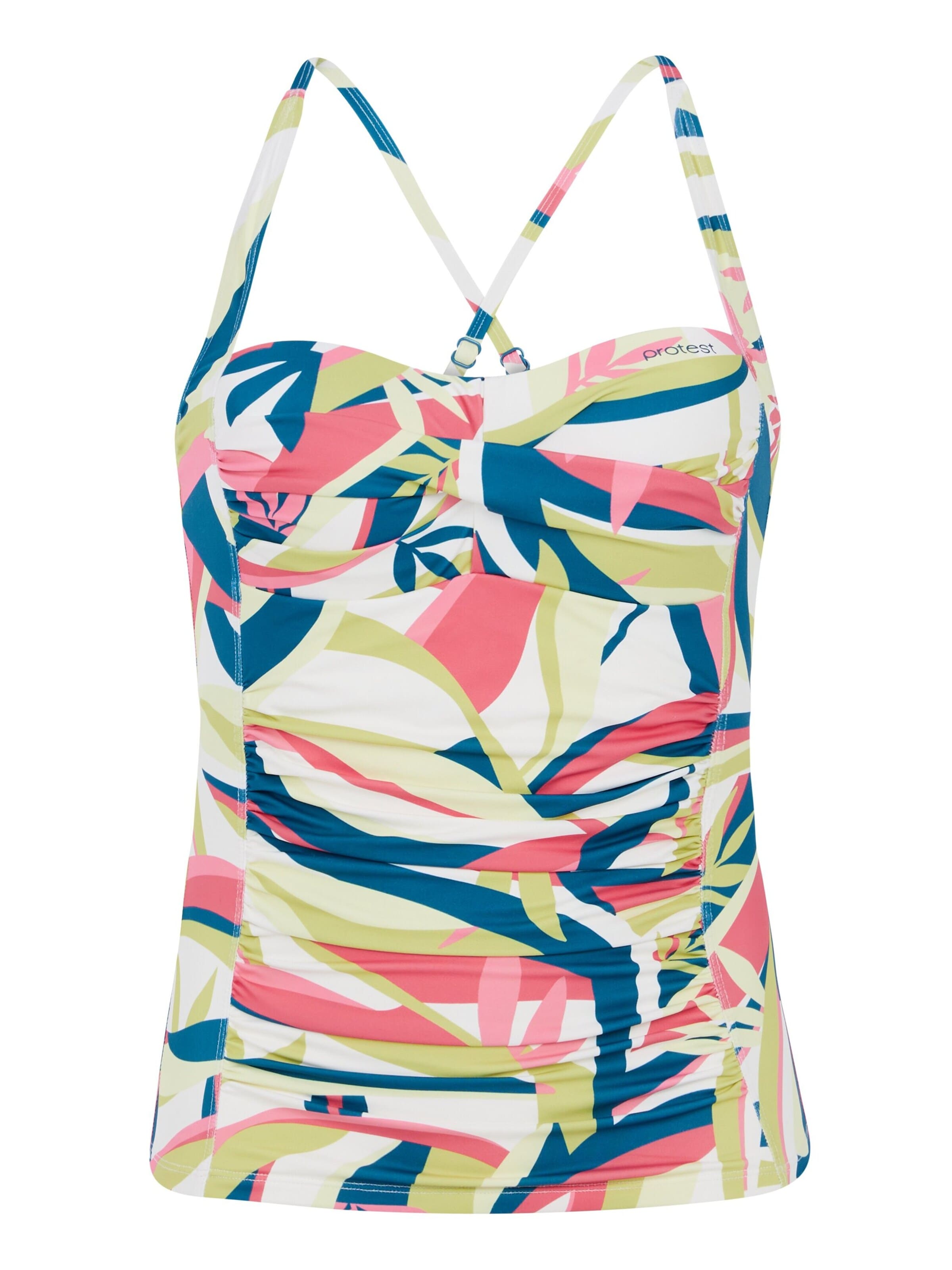 PROTEST Tankini top 'MIXLusci' in Pink: front