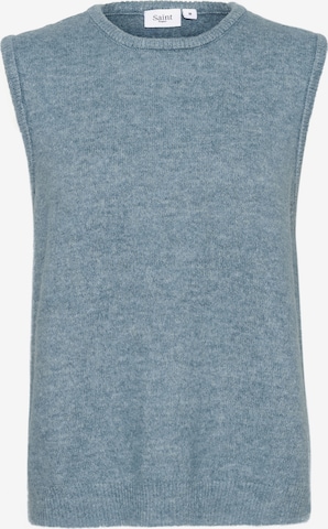 SAINT TROPEZ Trui 'Zanett' in Blauw: voorkant