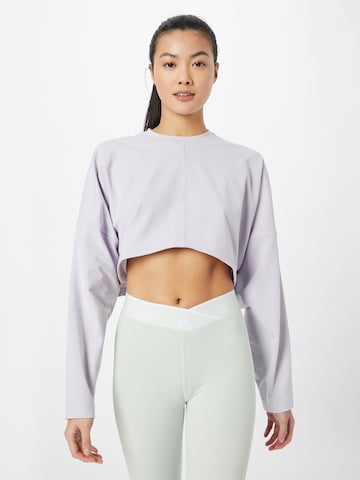 ADIDAS PERFORMANCE Sportief sweatshirt 'Studio ' in Lila: voorkant