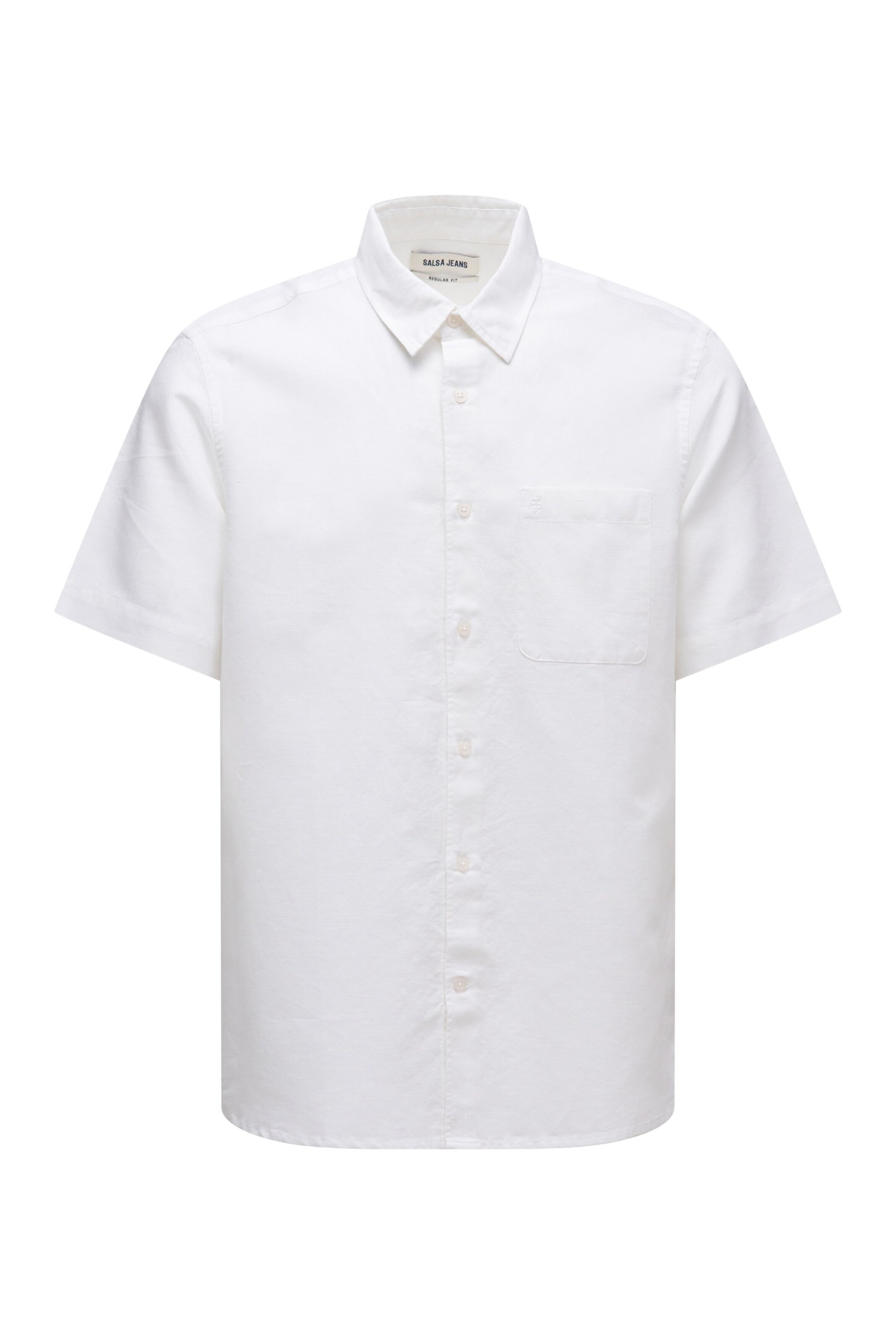 Chemise Salsa Jeans en blanc : devant