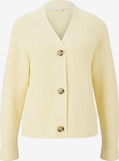 TOM TAILOR DENIM Strickjacke in pastellgelb, Produktansicht