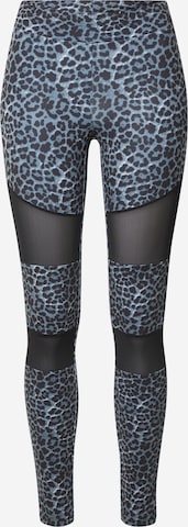 Urban Classics Skinny Legginsy w kolorze niebieski: przód