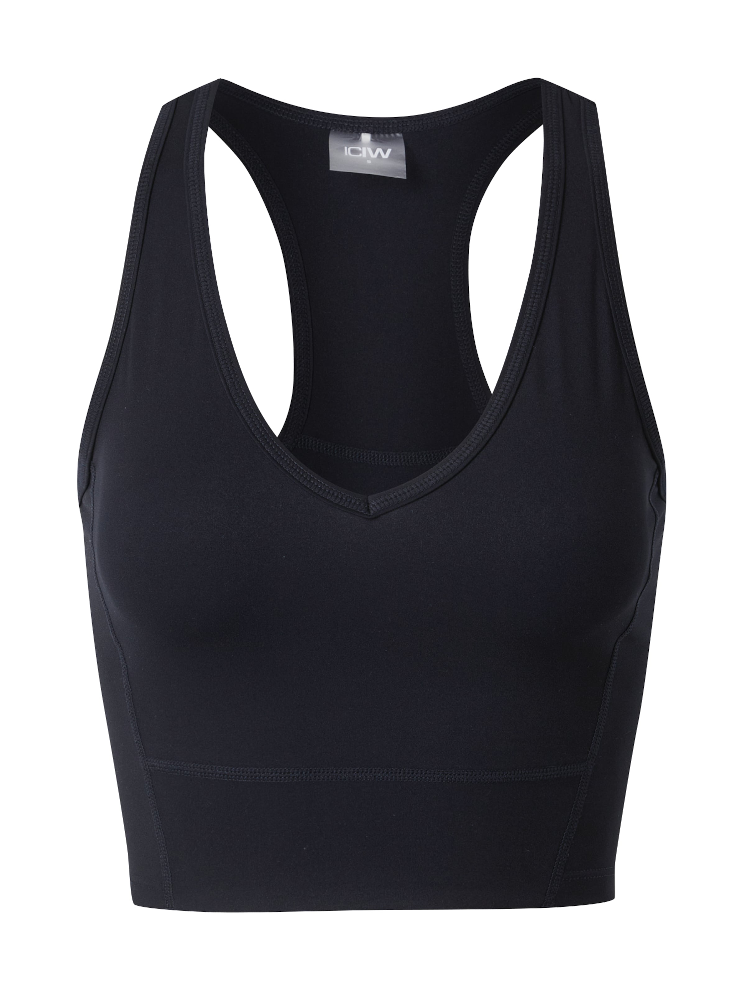 ICANIWILL Sporttopp 'Ignite' i svart: framsida