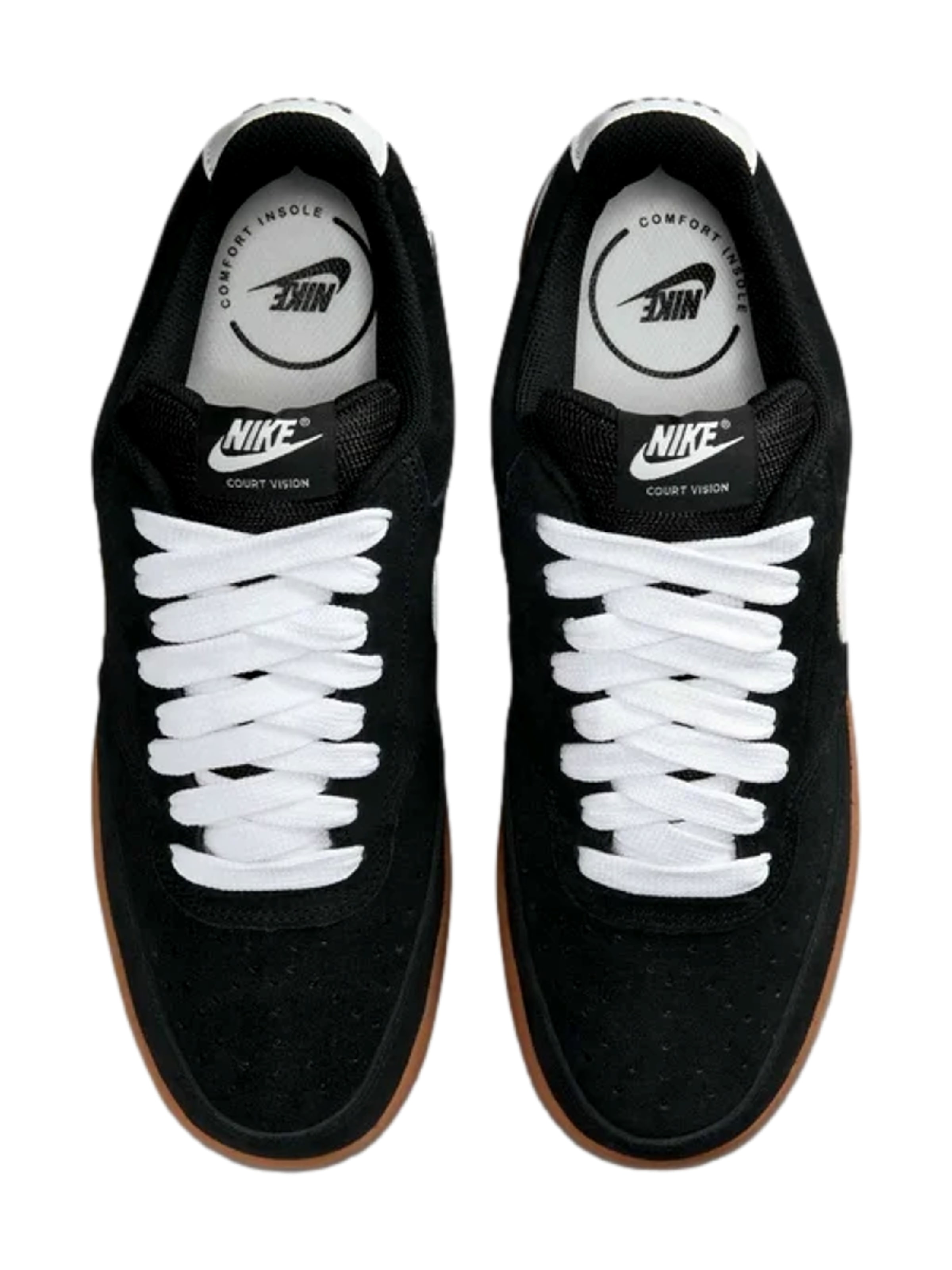 NIKE Sneakersy niskie 'Court Vision' w kolorze czarny