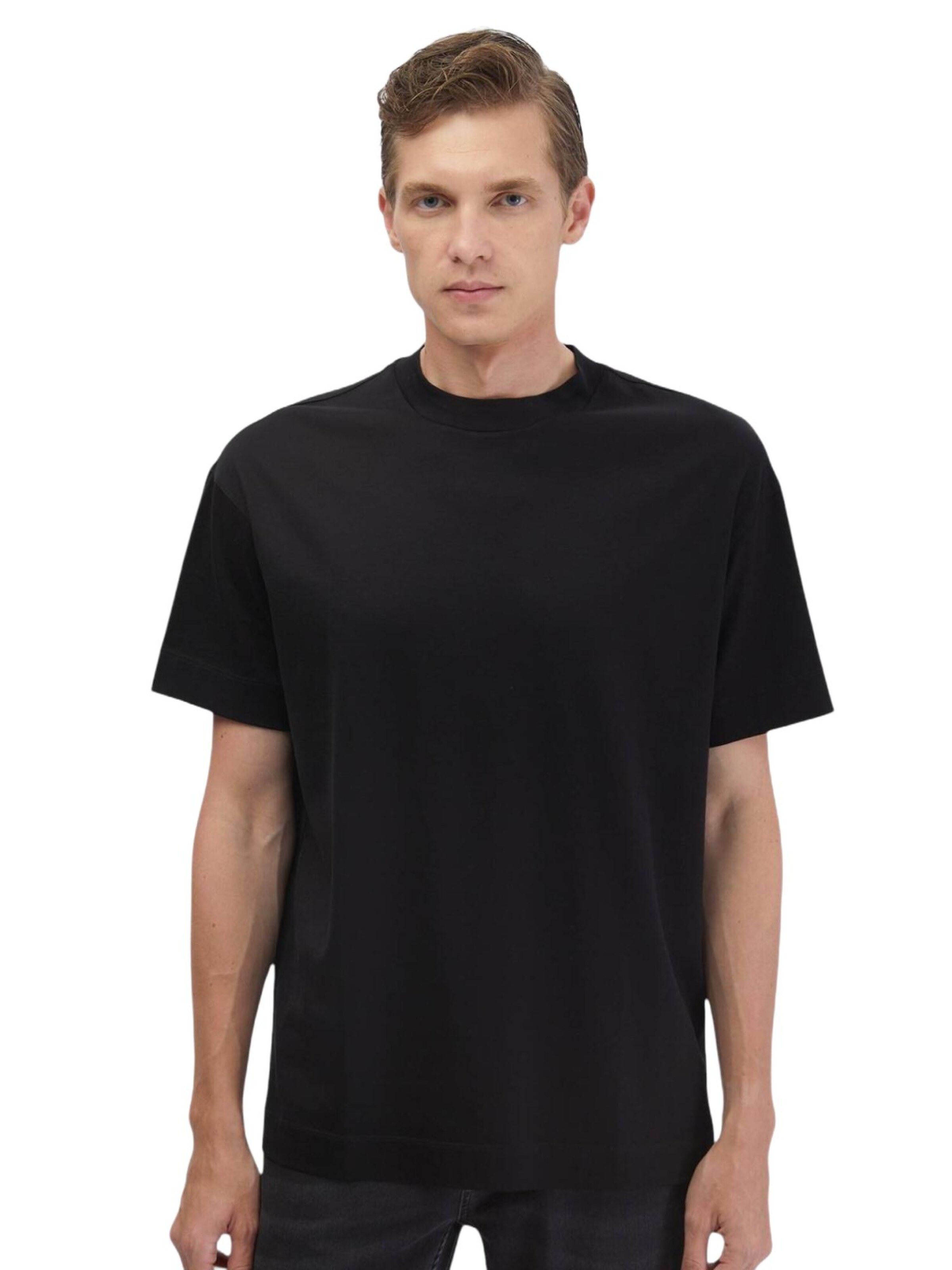 T-Shirt Ramsey en noir : devant