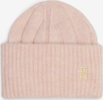 TOMMY HILFIGER Beanie in Pink: front