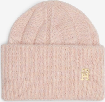 Bonnet TOMMY HILFIGER en rose : devant