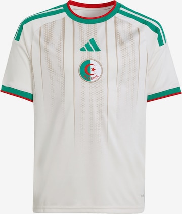 balta ADIDAS PERFORMANCE Sportiniai marškinėliai 'Algeria 26 Home Kids': priekis