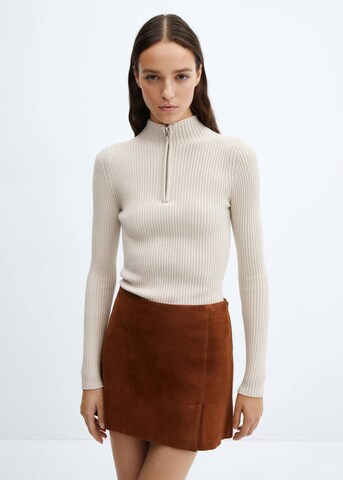 MANGO Pullover 'Juanluis' in Beige: predná strana