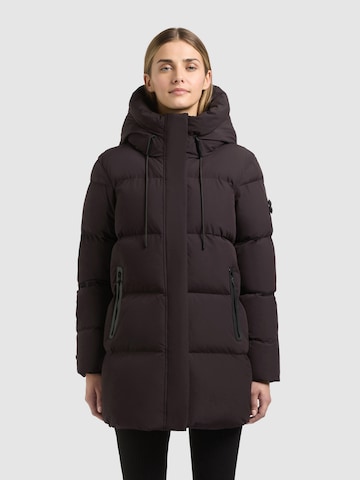 khujo Jacke 'Drown2' in Lila: Vorderseite