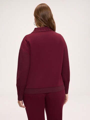 Fiorella Rubino Sweatvest in Rood