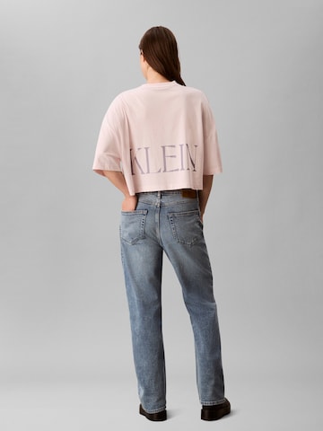 Tricou de la Calvin Klein Jeans pe roz