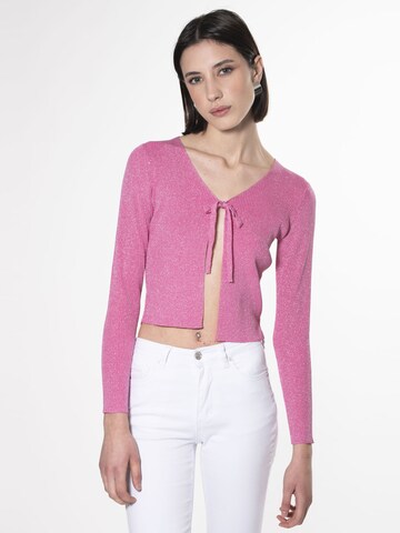 Giacchetta di Influencer in rosa: frontale