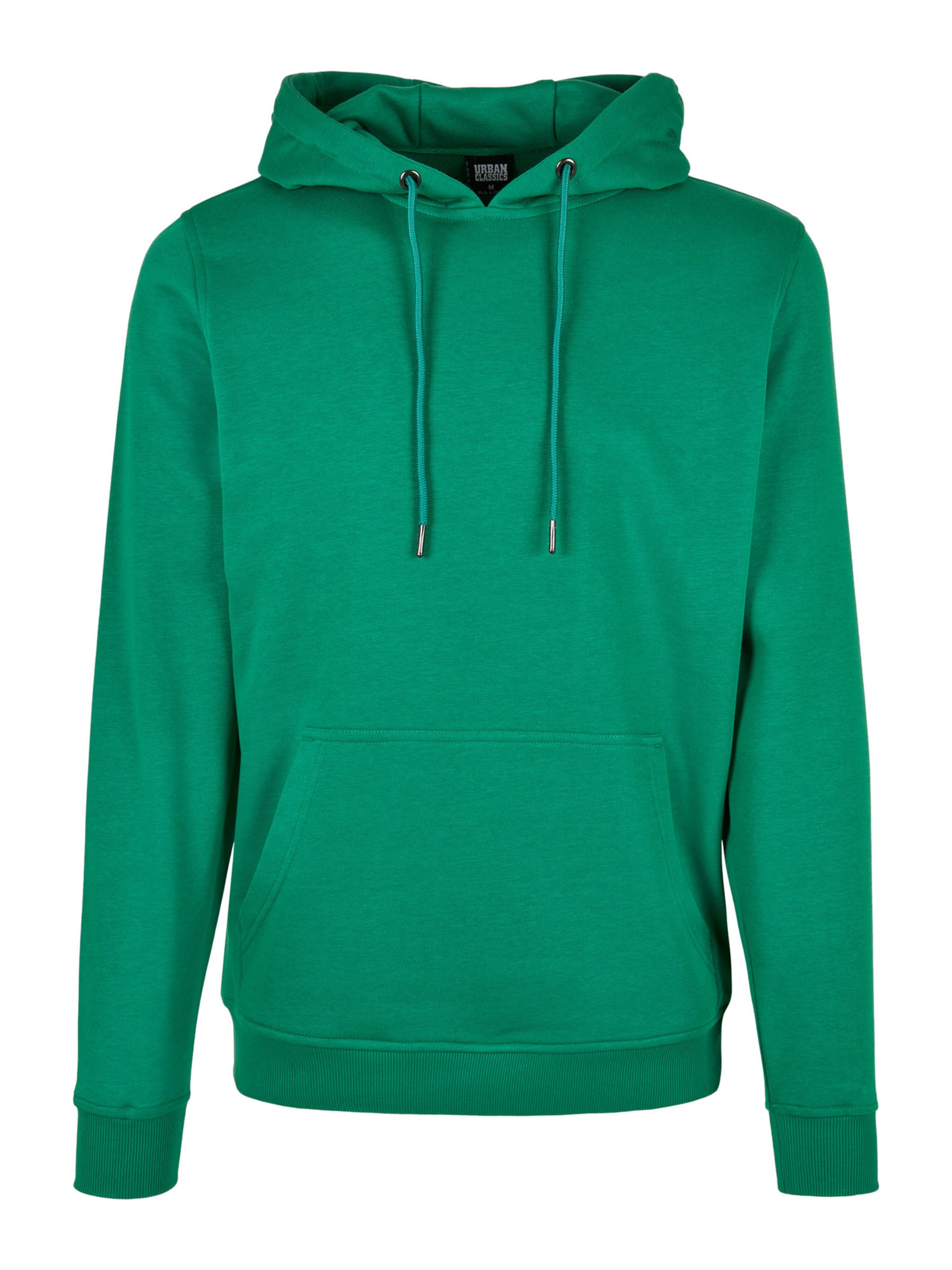 Urban Classics Mikina 'Terry' – zelená: přední strana