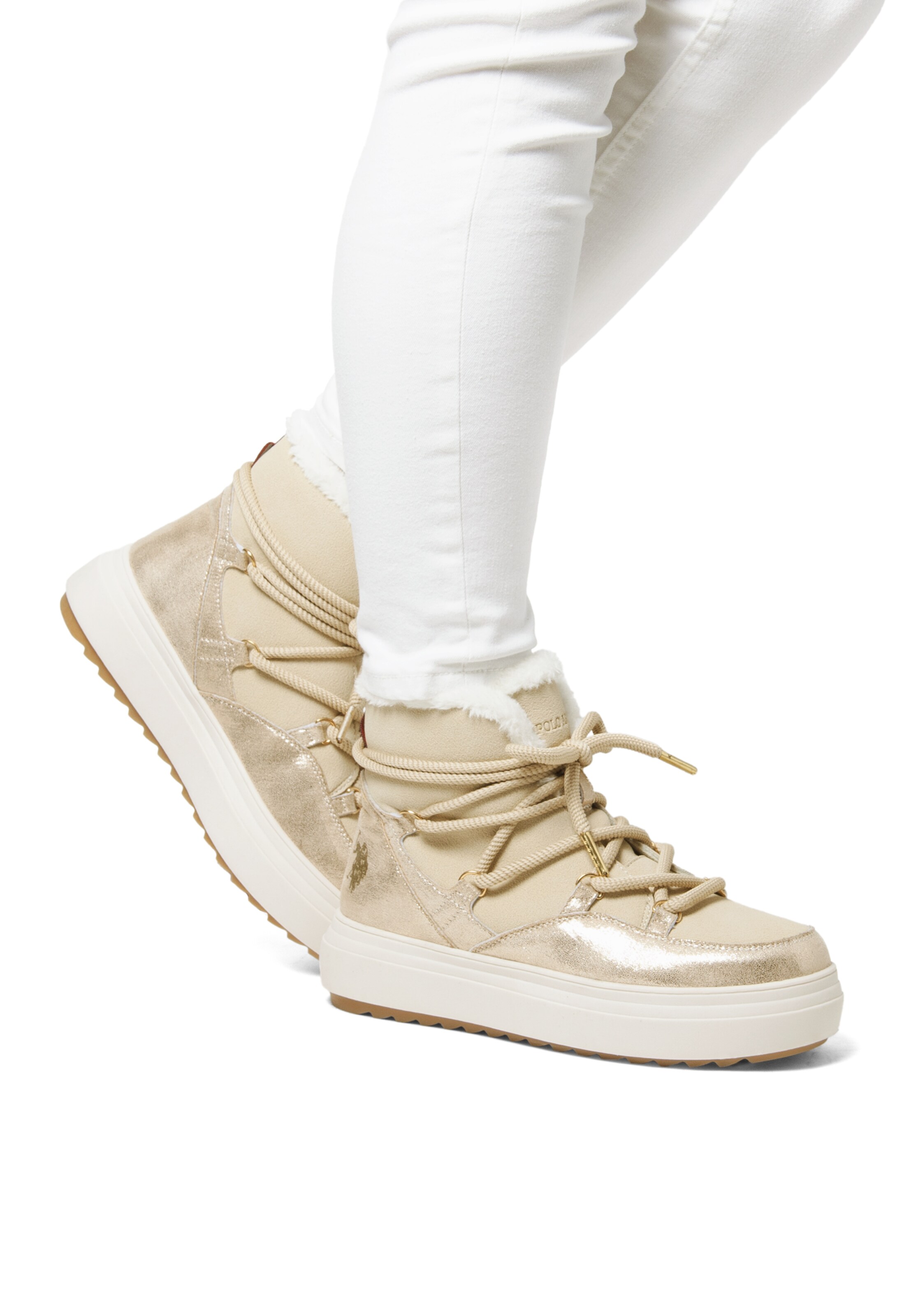 U.S. POLO ASSN. Boots in Beige