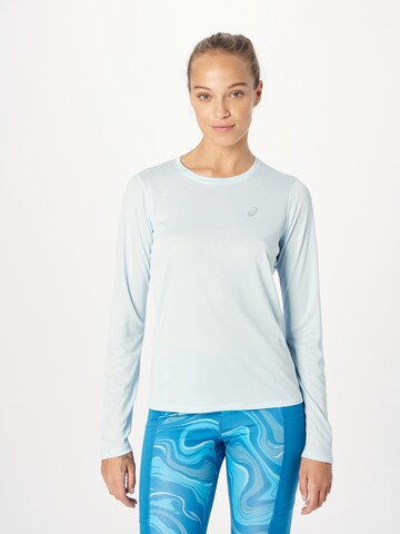 T-shirt fonctionnel ASICS en bleu : devant