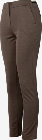 Coupe slim Pantalon 'Romea' Giorgio di Mare en marron