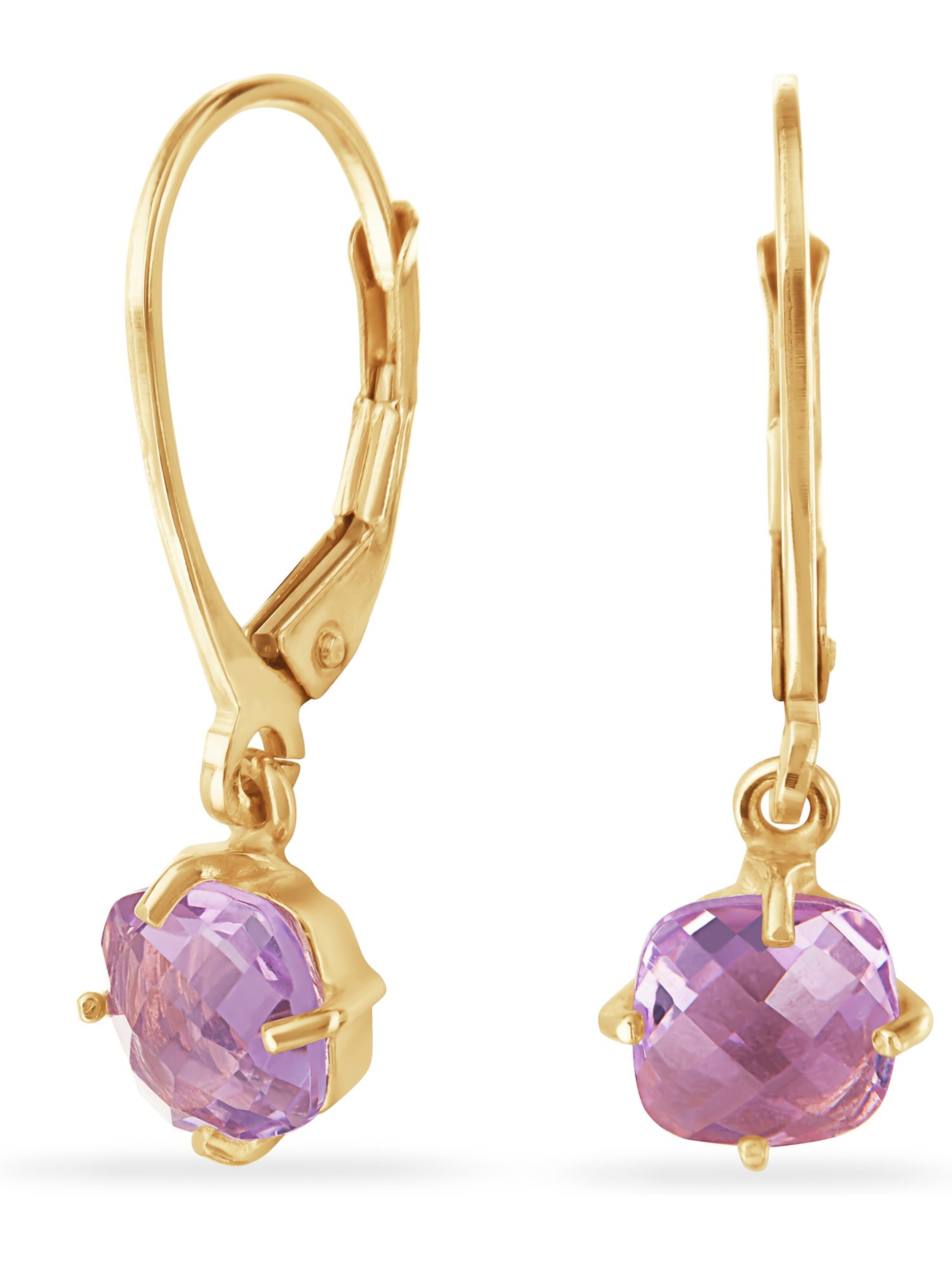 CHRIST Ohrringe in Gold: Vorderseite