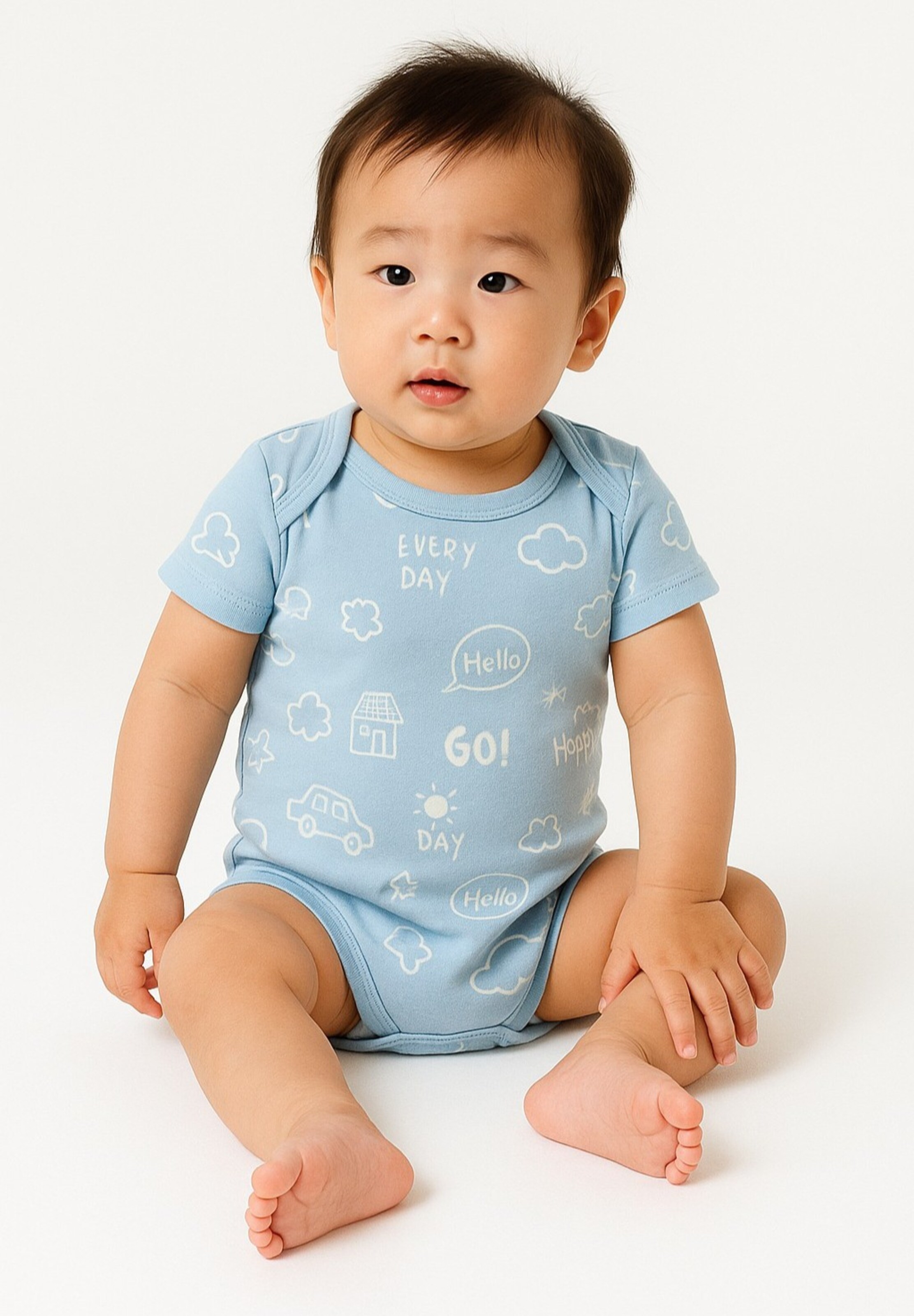 MINOTI Romper/bodysuit in Mixed colours: front