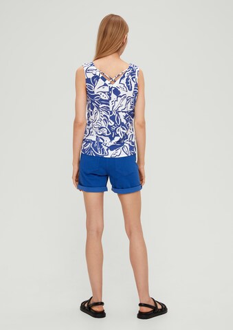 Top di s.Oliver in blu