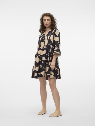 VERO MODA Blusenkleid in Schwarz