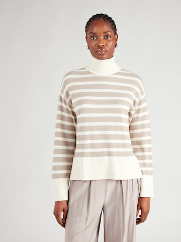 VERO MODA Sweater 'VMFANTASTIC' in Beige: front