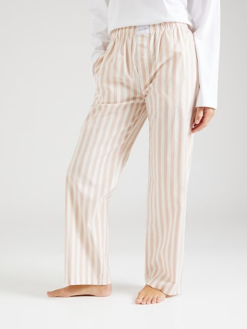 Calvin Klein Underwear Pyžamové nohavice - Béžová: predná strana