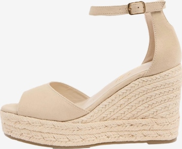 LipsySandale s remenčićima - bež boja: prednji dio