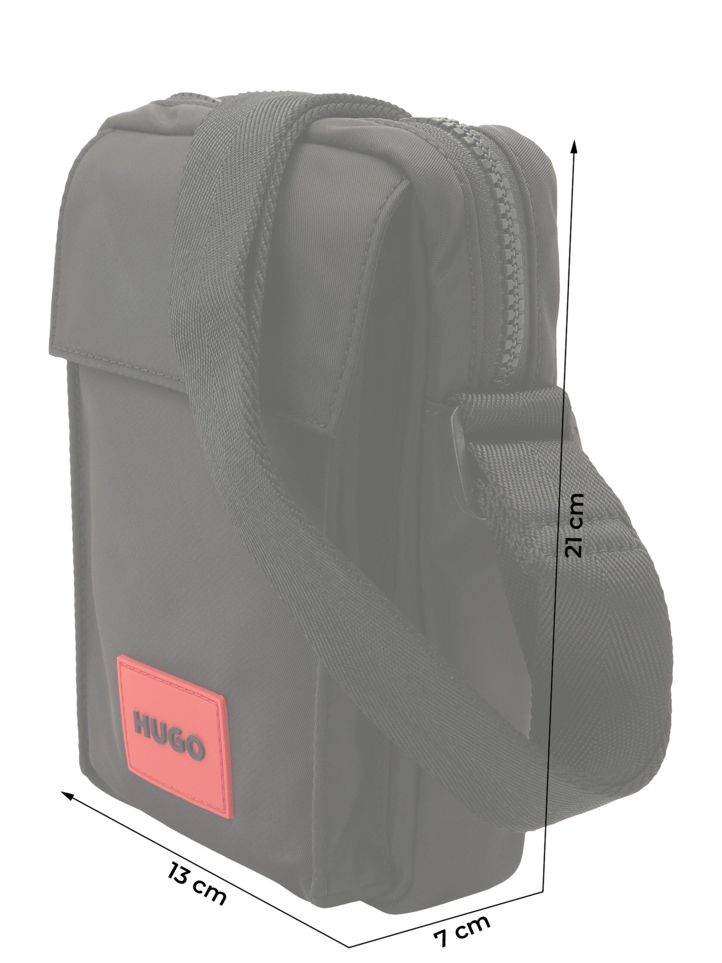 HUGO Τσάντα ώμου 'Ethon' σε μαύρο