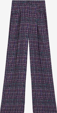 Regular Pantalon à pince Scalpers en violet : devant