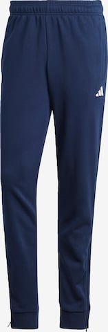 ADIDAS PERFORMANCE Tapered Workout Pants 'Club Teamwear Graphic ' in Blue: front
