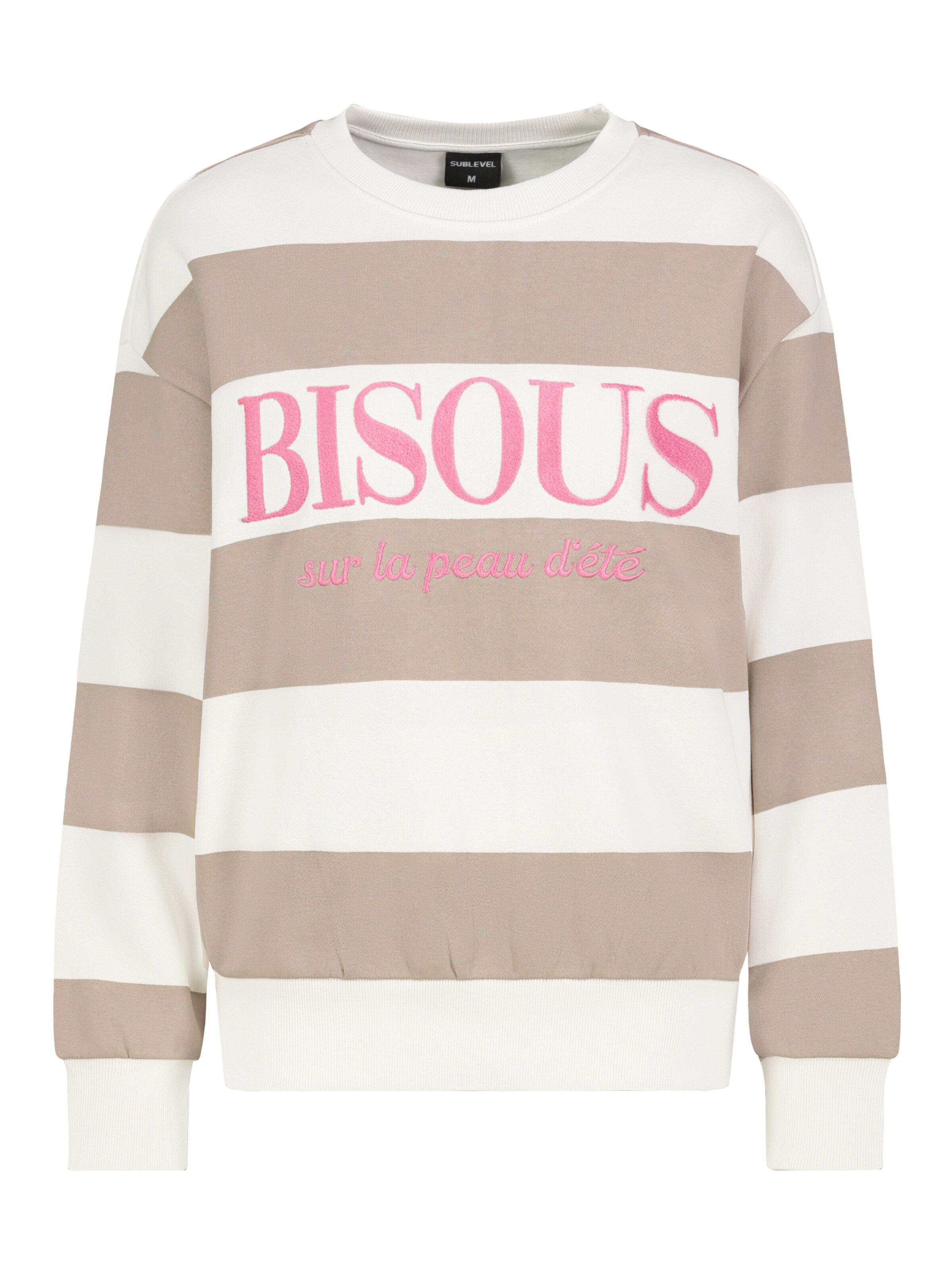 Sublevel Sweatshirt in Beige: Vorderseite