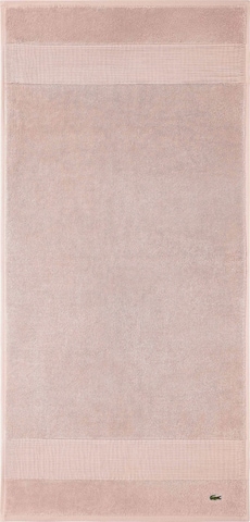 Asciugamano di LACOSTE in rosa: frontale