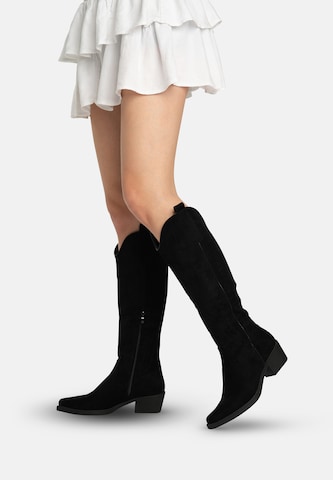 Salinyang Comwboystøvler i sort