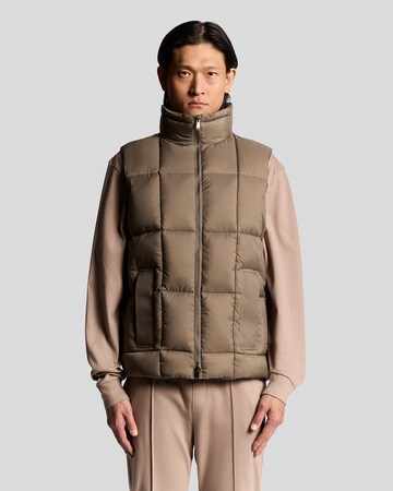 Lyle & Scott Bodywarmer in Bruin: voorkant