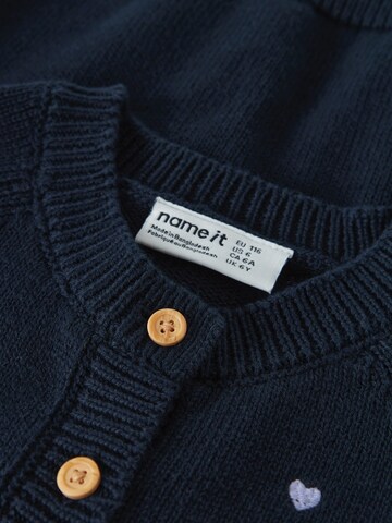 Cardigan 'NMFTEART' NAME IT en bleu